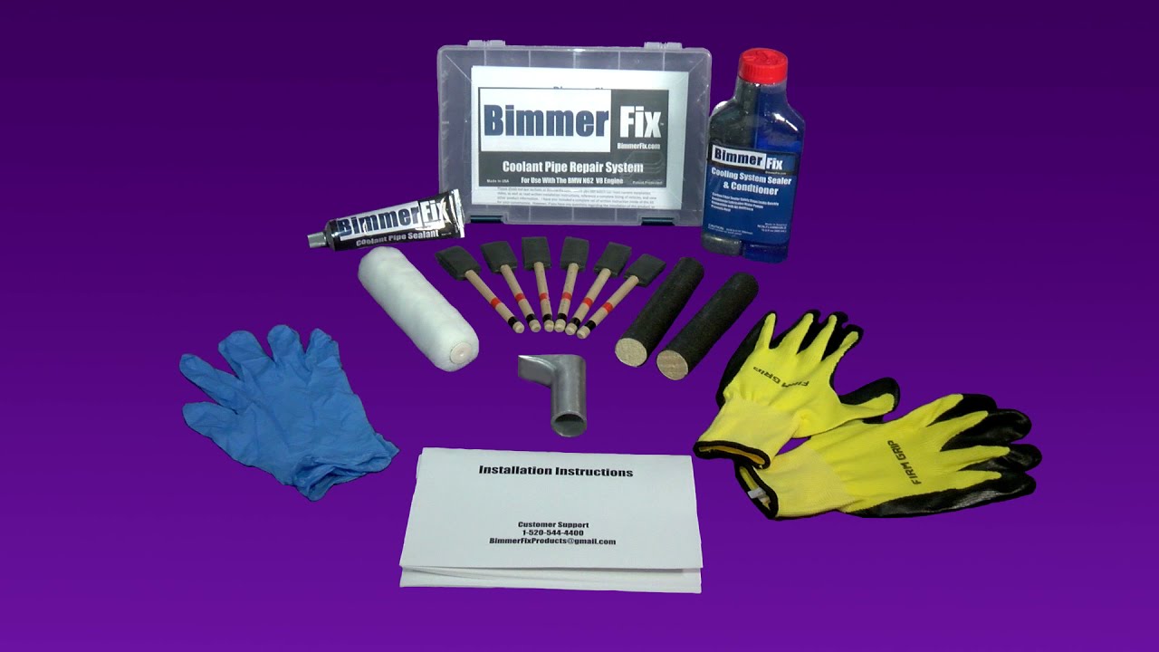 BIMMERFIX N62 COOLANT PIPE REPAIR SYSTEM OFFICIAL INSTALLATION INSTRUCTION VIDEO.