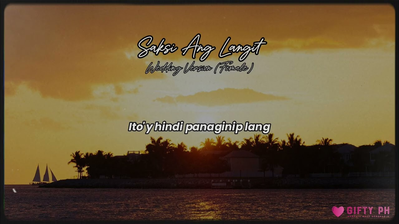 Saksi Ang Langit (December Avenue) - Wedding Version