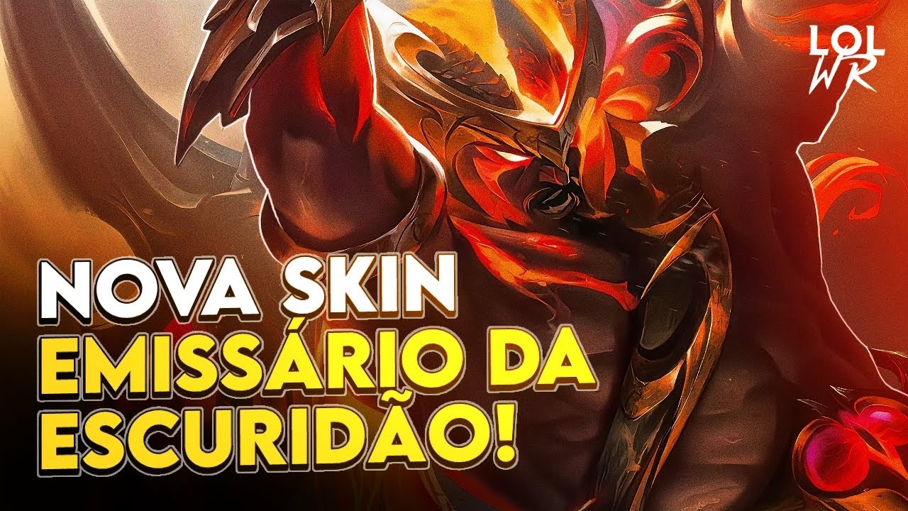 NOVA SKIN TRYNDAMERE EMISSÁRIO DA ESCURIDÃO! BUILD DO TOP 1 DA CHINA | LoL Wild Rift