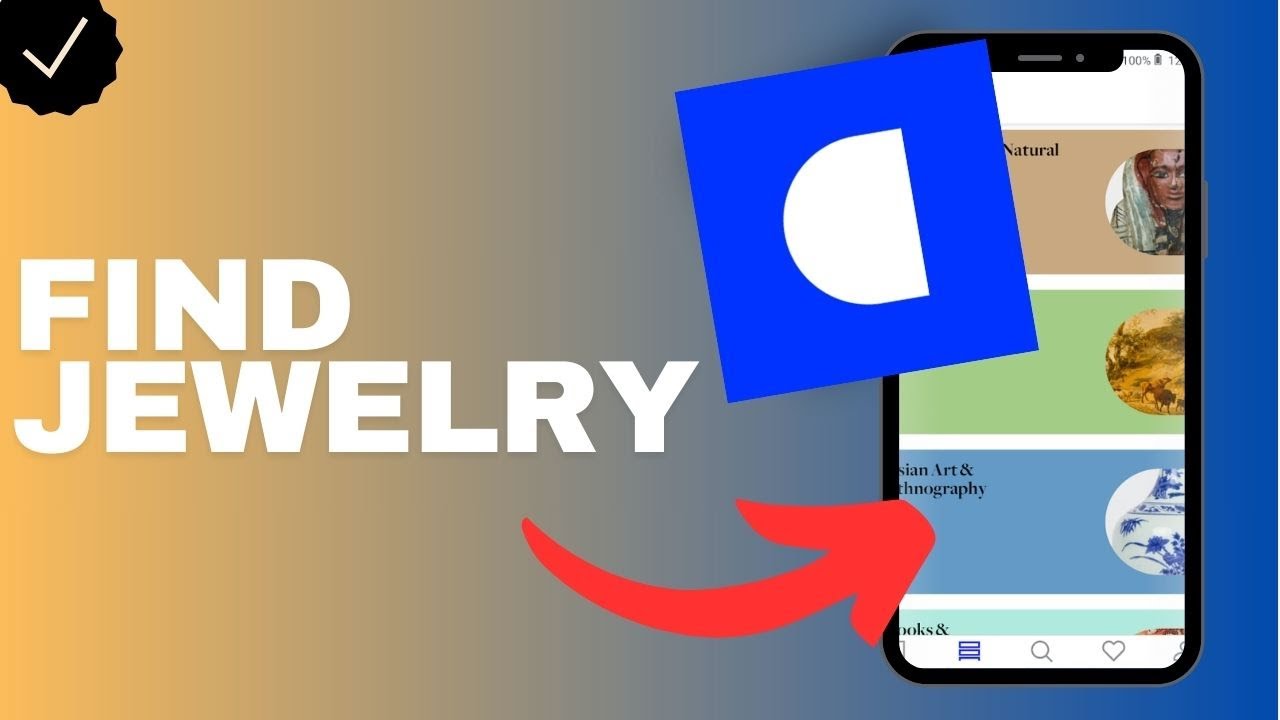 How to find jewelry in the Catawiki app?