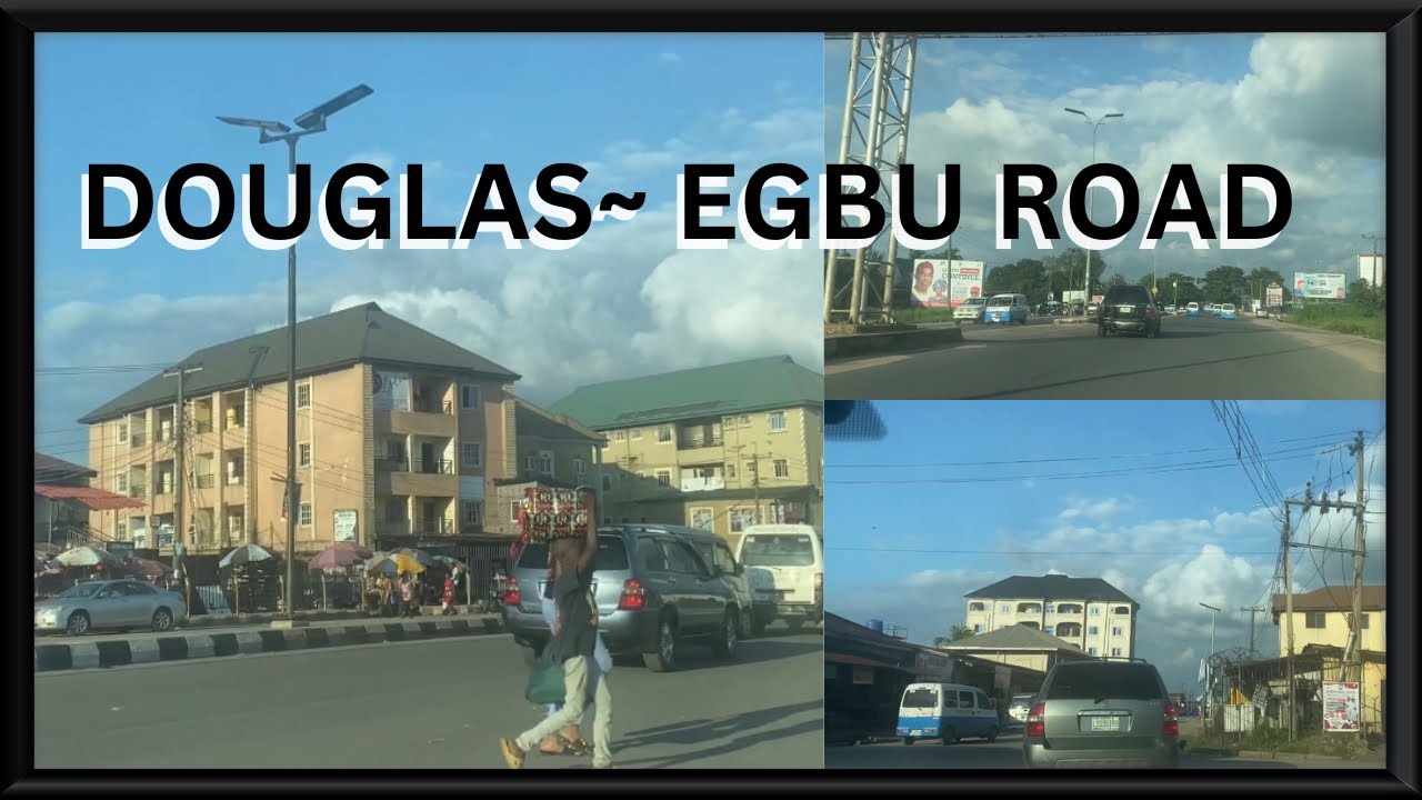 DOUGLAS ROAD ~ EGBU ROAD #road #owerri