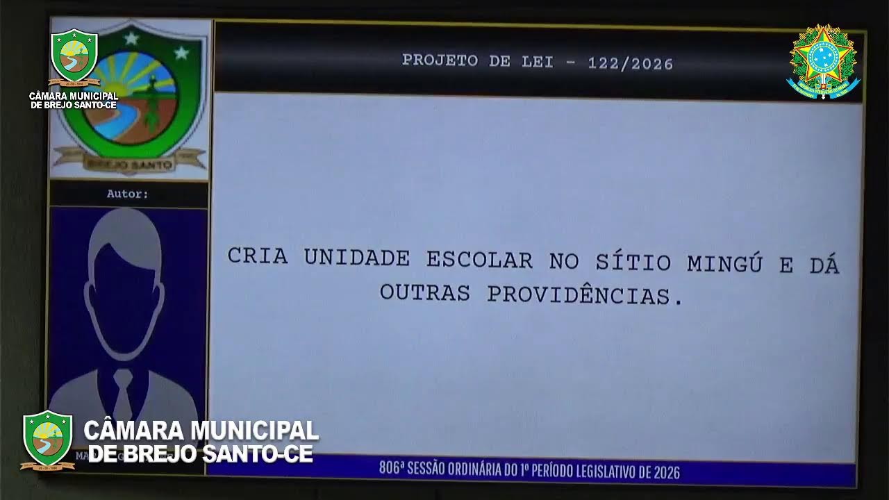SESSÃO ORDINARIA  - Nº 806 - 05/02/2026