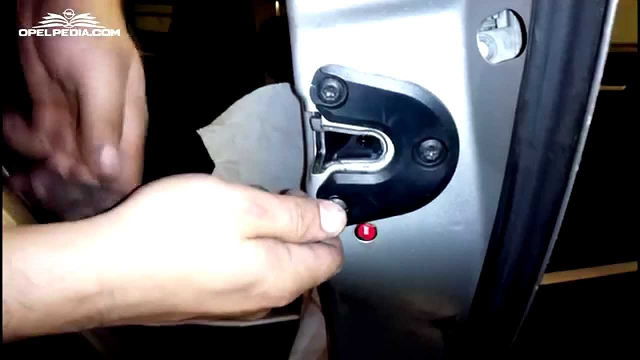 Opel Signum/Vectra C Tutorial: How To Change Door Lock