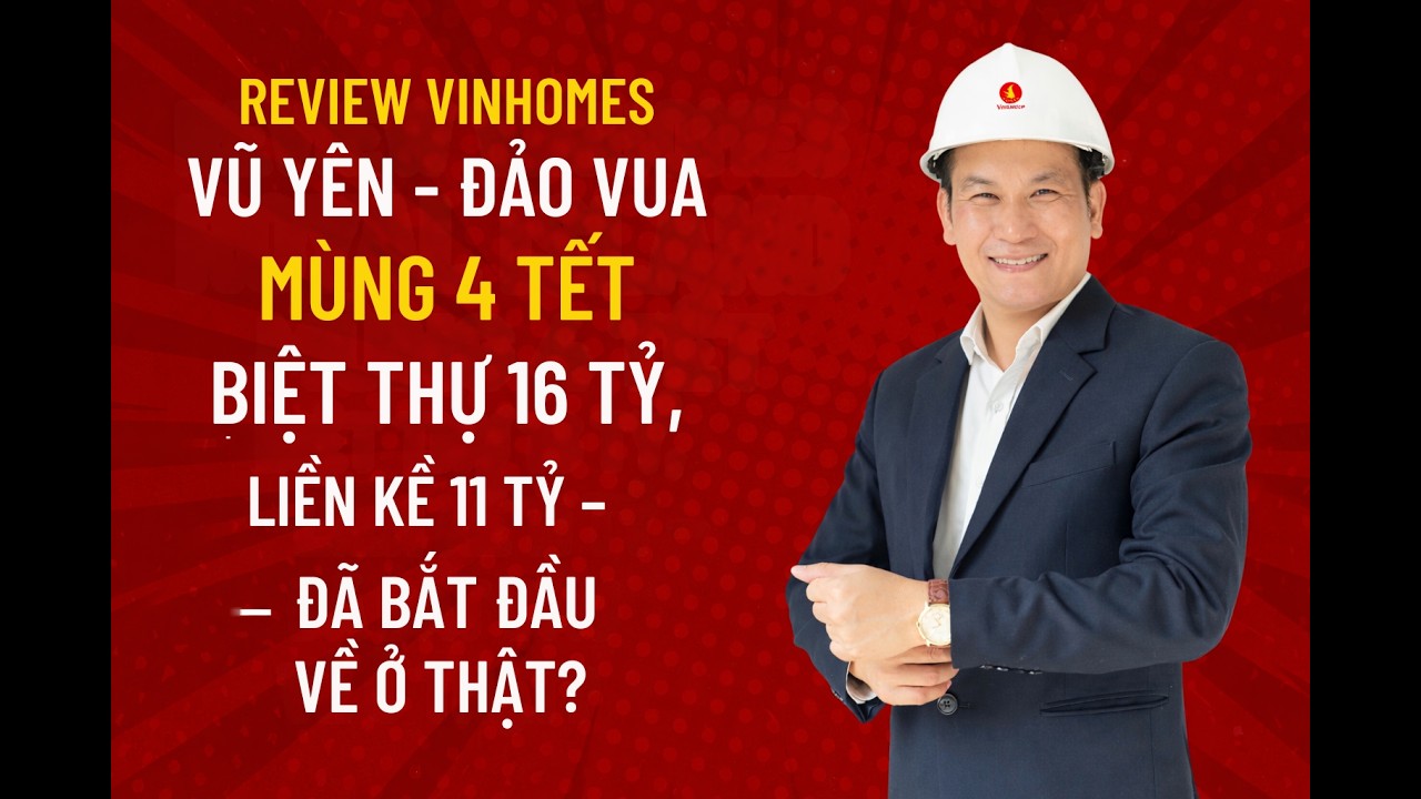 Review Vinhomes Royal Island Mùng 4 Tết: Biệt Thự 16 Tỷ, Liền Kề 11 Tỷ – Đã Bắt Đầu Về Ở Thật?