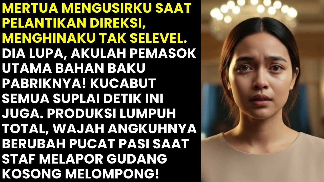 DIHINA MISKIN SAAT PELANTIKAN, KUCABUT SUPLAI UTAMA! PABRIK MERTUA LUMPUH TOTAL, PRODUKSI MATI!