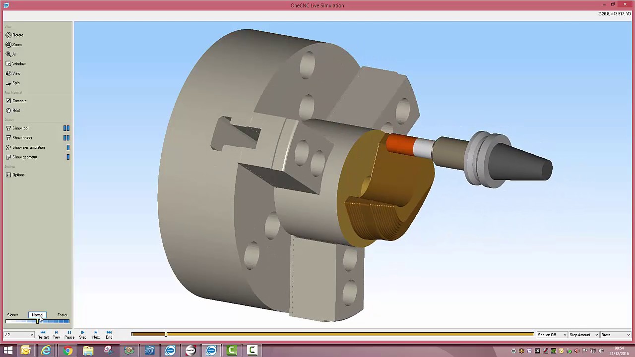 Lathe C axis