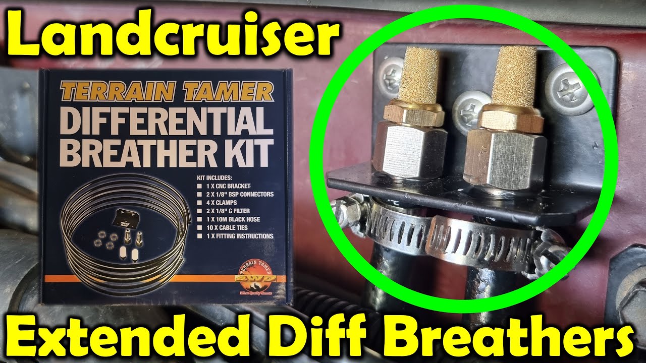Extended Differential Breathers – Toyota Landcruiser 70/80/105 Series