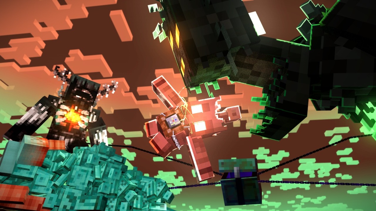 COPPER AGE NIGHTMARE - Copper Golem vs Creaking Warden (Minecraft Animation)