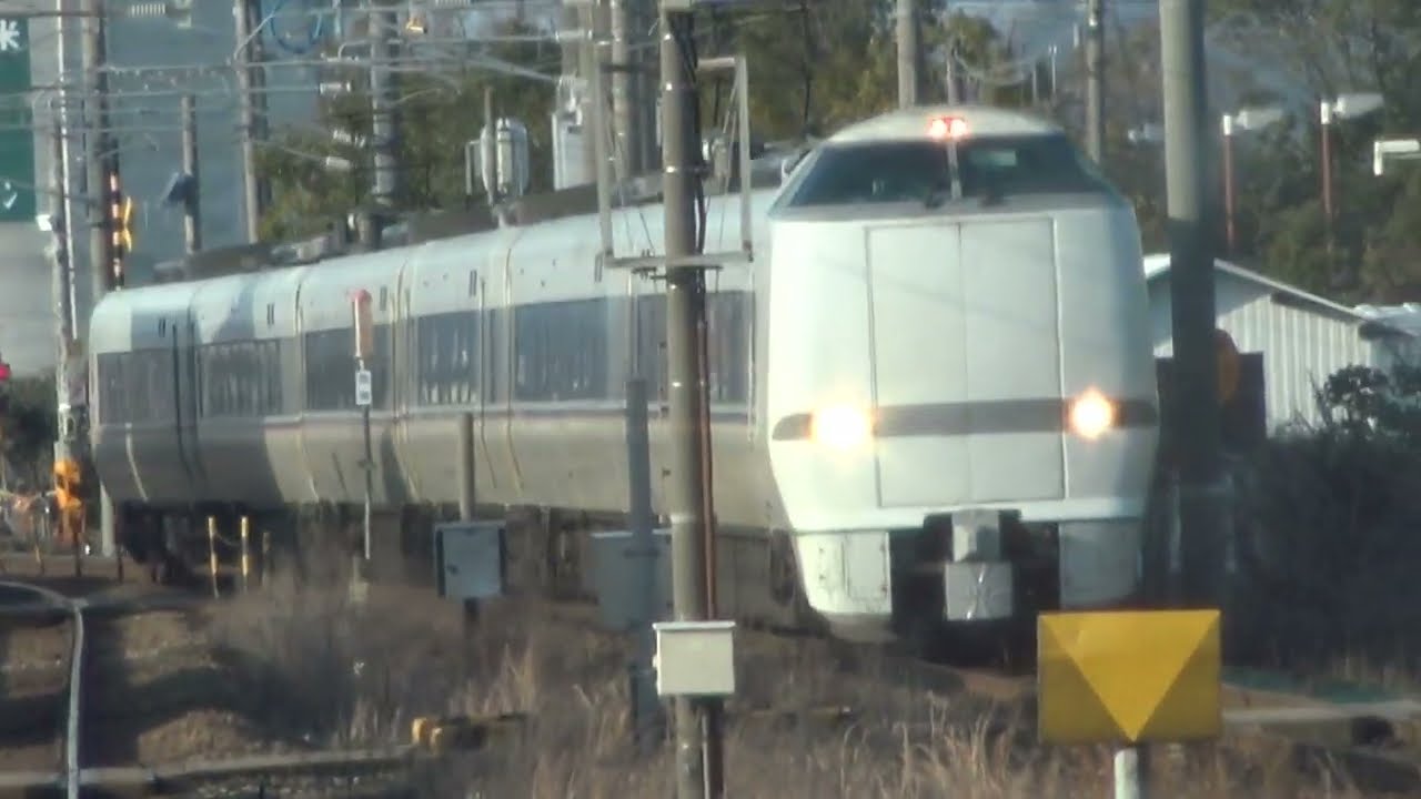北陸本線最終日の丸岡駅を出発して運行最終日の特急しらさぎとすれ違う下り521系の前面展望