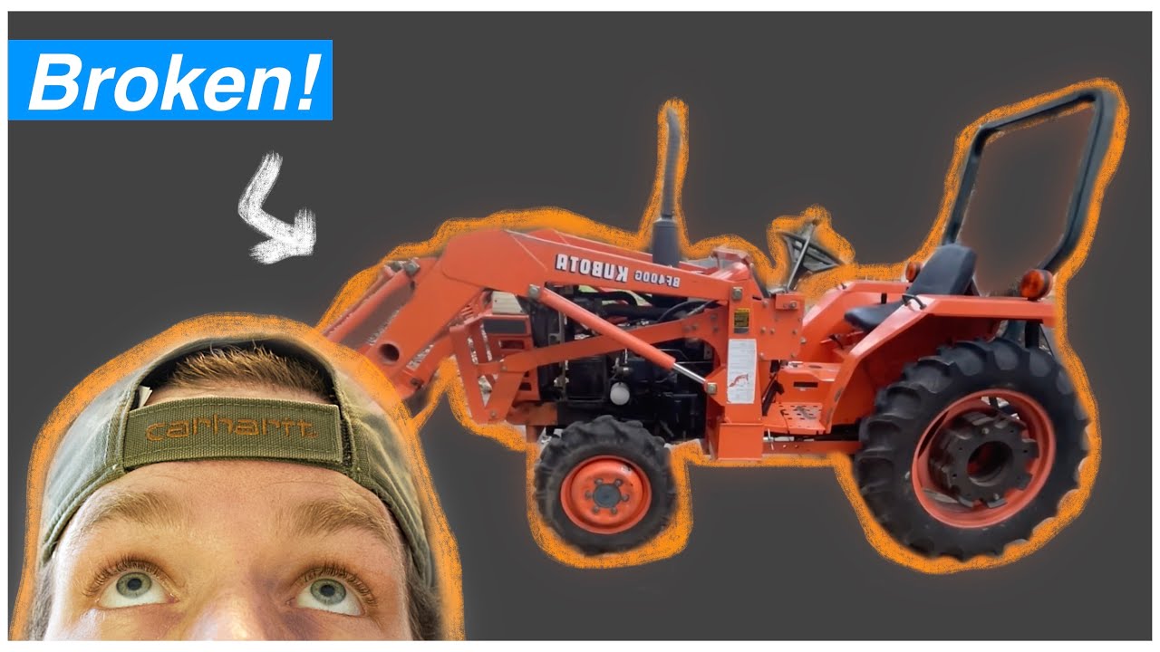 Kubota L2250 Power Steering Problem and Fix.