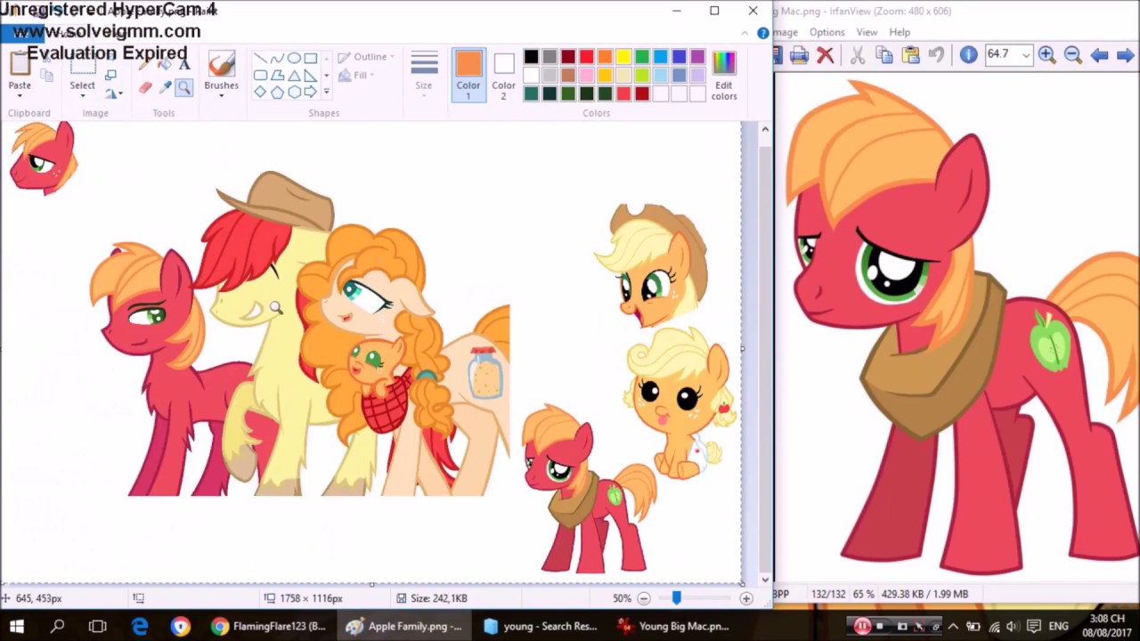 Speedpaint of A Happy Family (MLP Base)