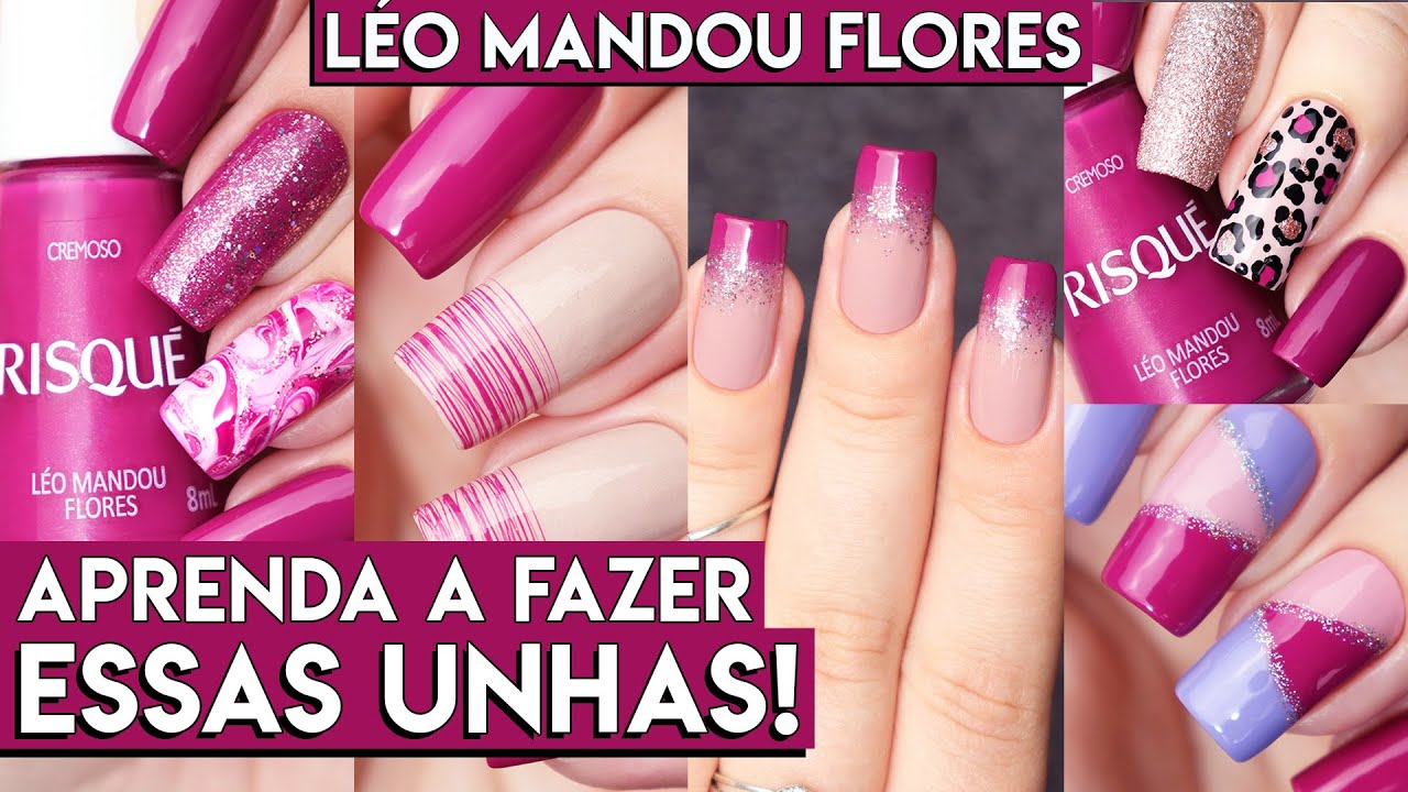 5 DECORAÇÕES e 5 MISTURINHAS com o LÉO MANDOU FLORES da Risqué