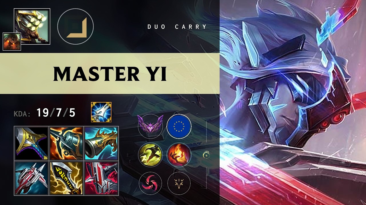 Master Yi ADC против Twitch &mdash; EUW Мастер, патч 14.11