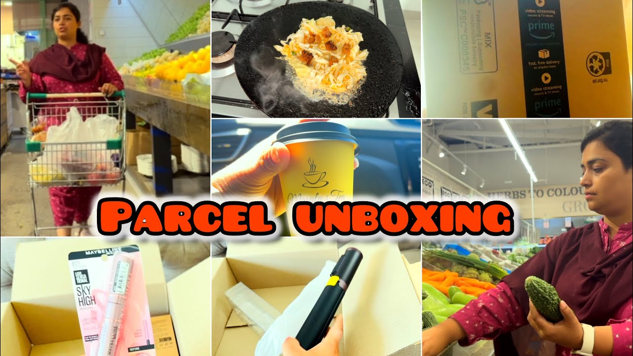 AESTHETIC ROUTINE VLOG | PARCEL UNBOXING | BREAKFAST | GROCERY SHOPPING | DAILY CLEANING