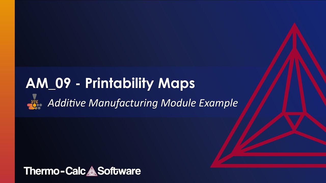 Example AM_09 - Printability Maps in the Additive Manufacturing Module