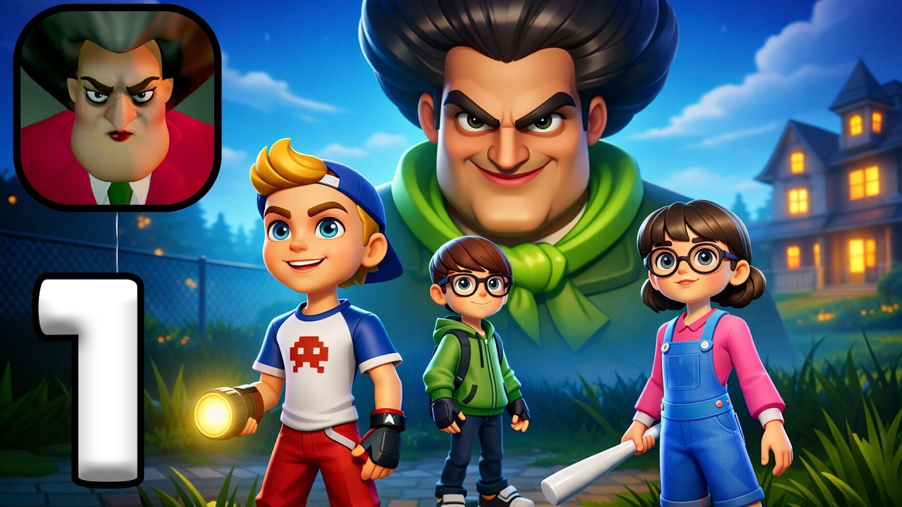 Прохождение игры Scary Teacher 3D, часть 1 👩‍🏫, глава 2, все уровни, забавная месть (Android и iOS)