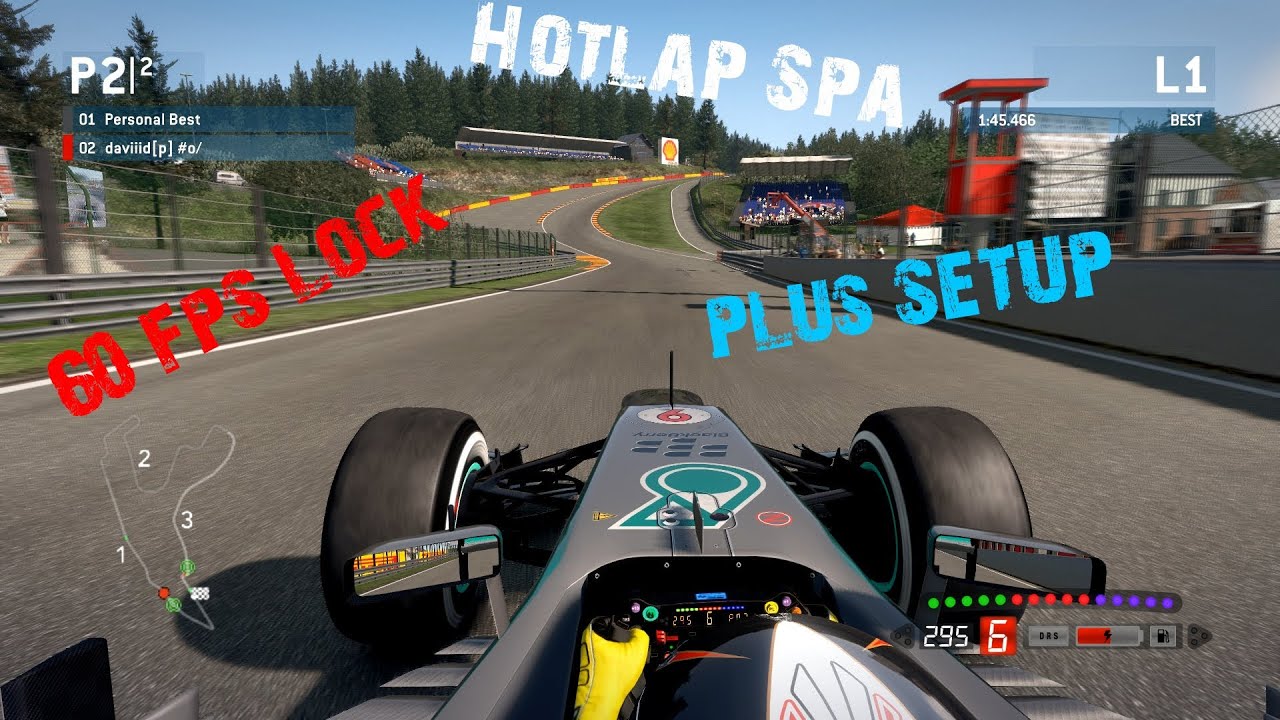 F1 2013 | Hotlap Spa | 1:45.147 | @ 60 FPS + Setup