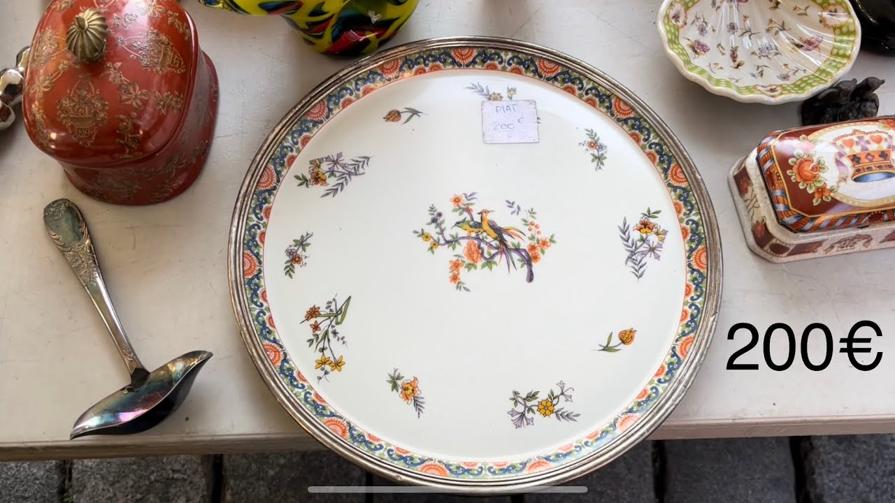France 🇫🇷 Paris #Marchés aux puces 🇫🇷#Brocante Antiquités (#Antika pazarı Fransa 🇫🇷 Paris)