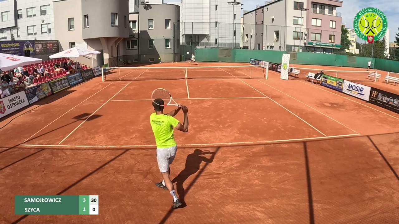 Finał Ogólnopolskich Mistrzostw Ostrołęki w tenisie ziemnym 2024 - Samojłowicz vs Szyca