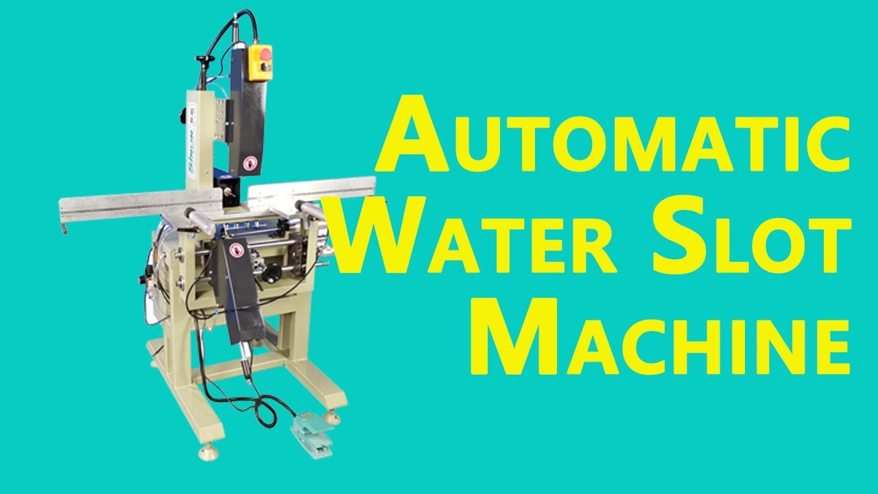 automatic 3 axis water slot milling drilling machine for upvc doors and windows