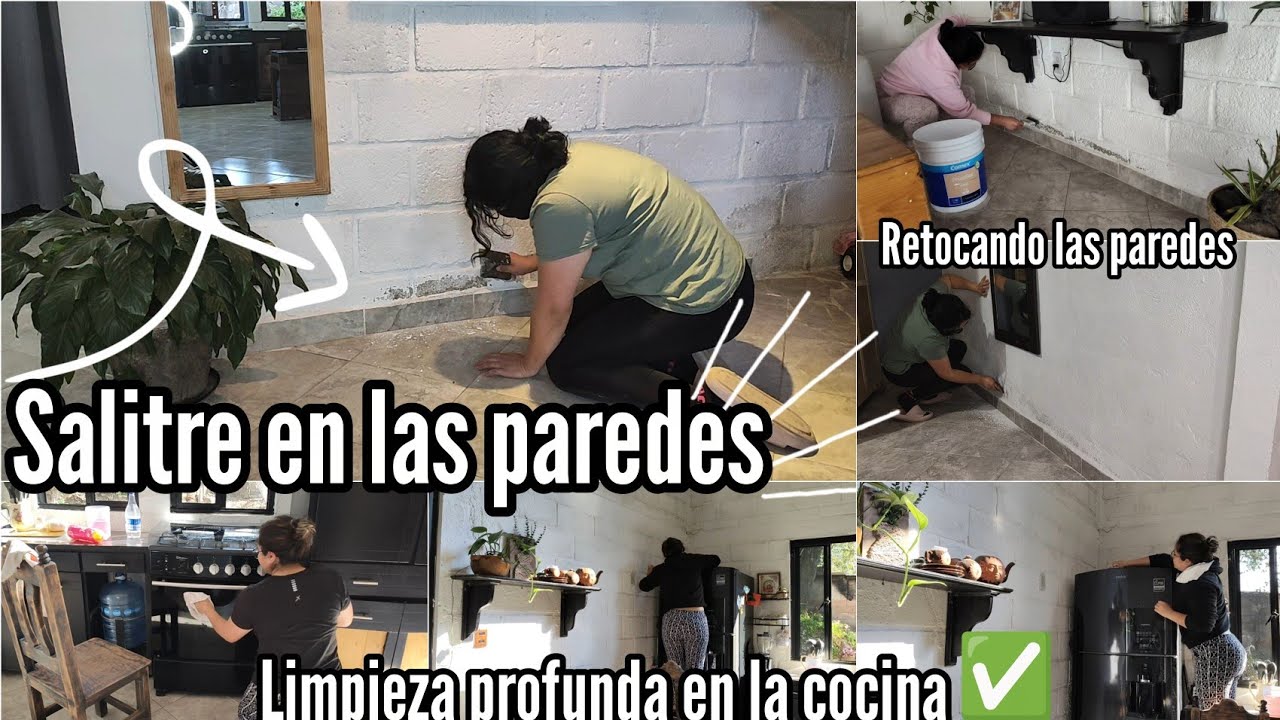 Problemas de Salitre 😭❌🧱 / Limpieza profunda en la cocina 🫧🧽🍳/ Té de cebolla y ajo para la tos 🗣️