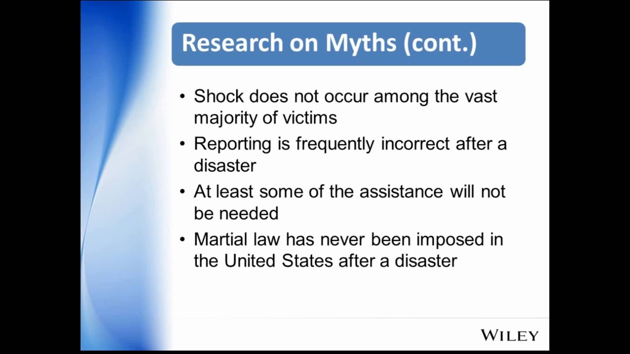 Anticipating Human Behavior in Disasters