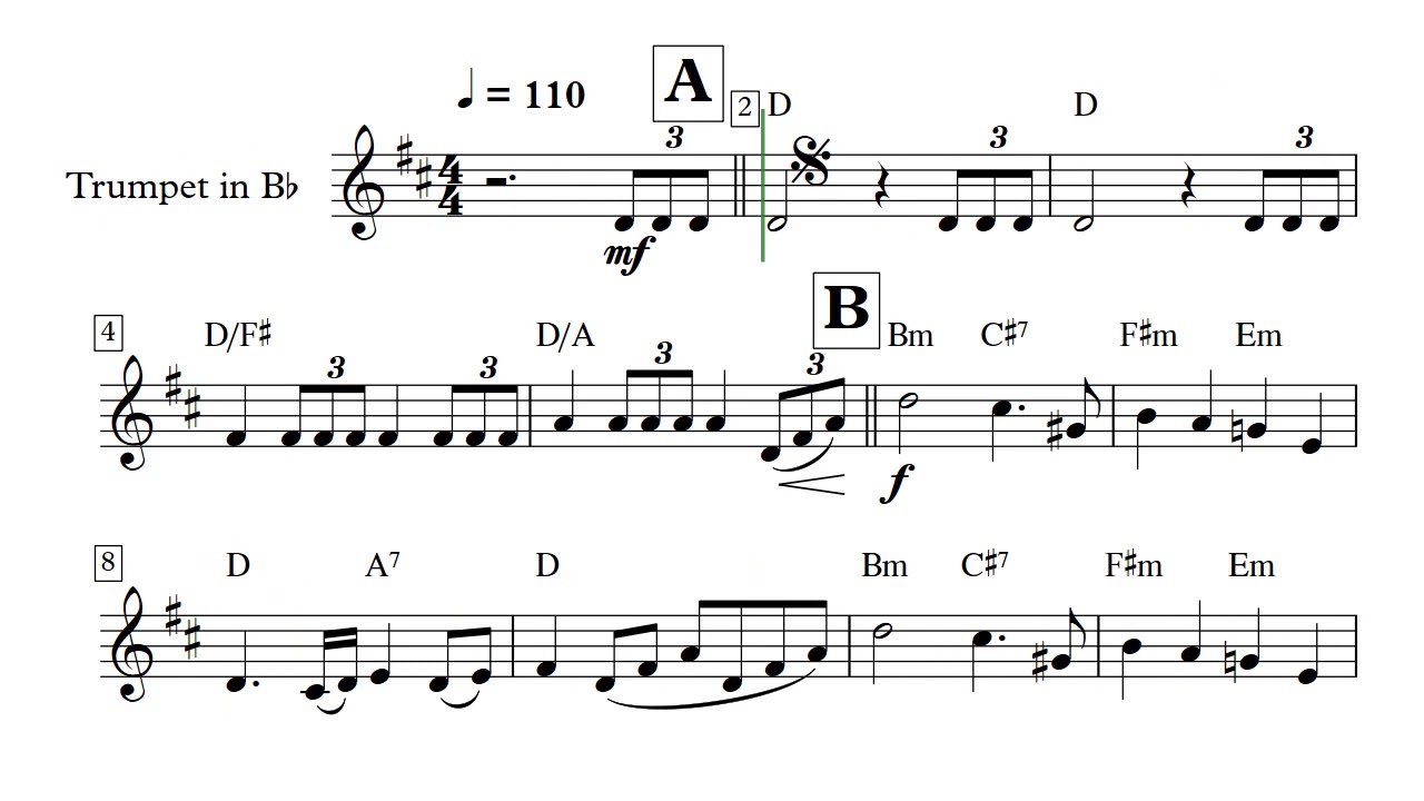 Wedding March - Trumpet (Sheet Music)