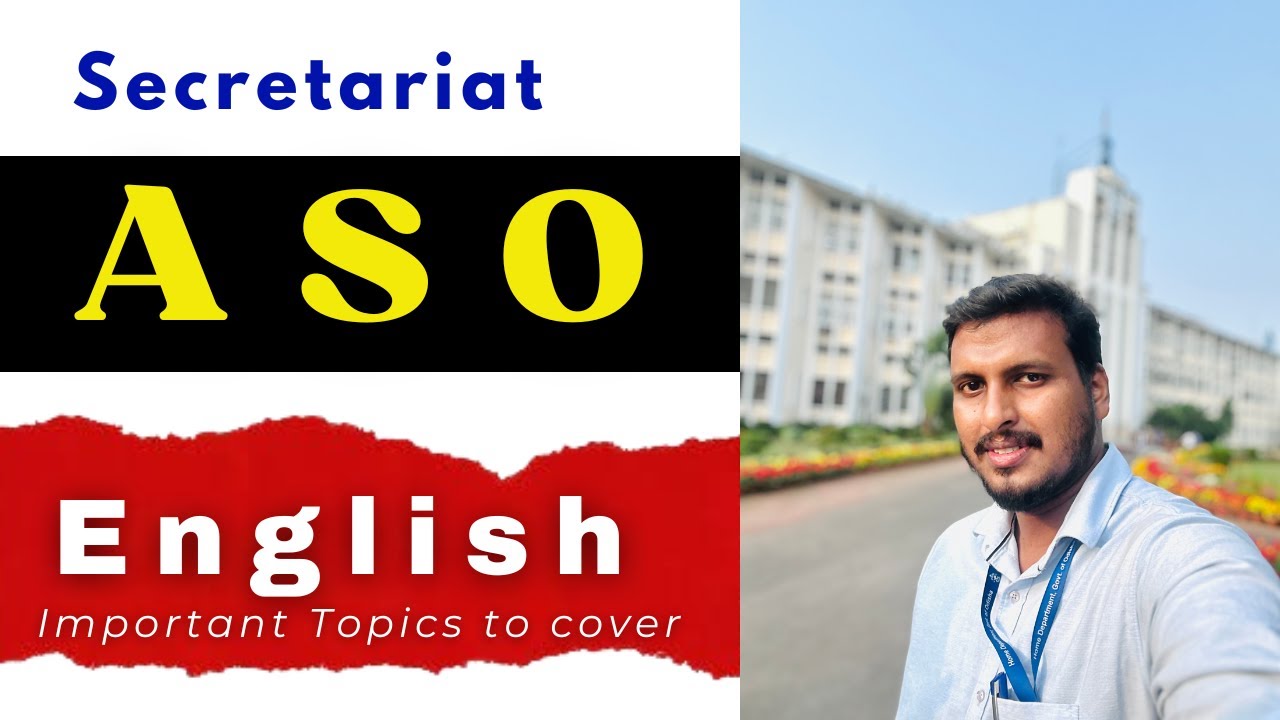 ASO preparation | English | Important Chapters | 2025