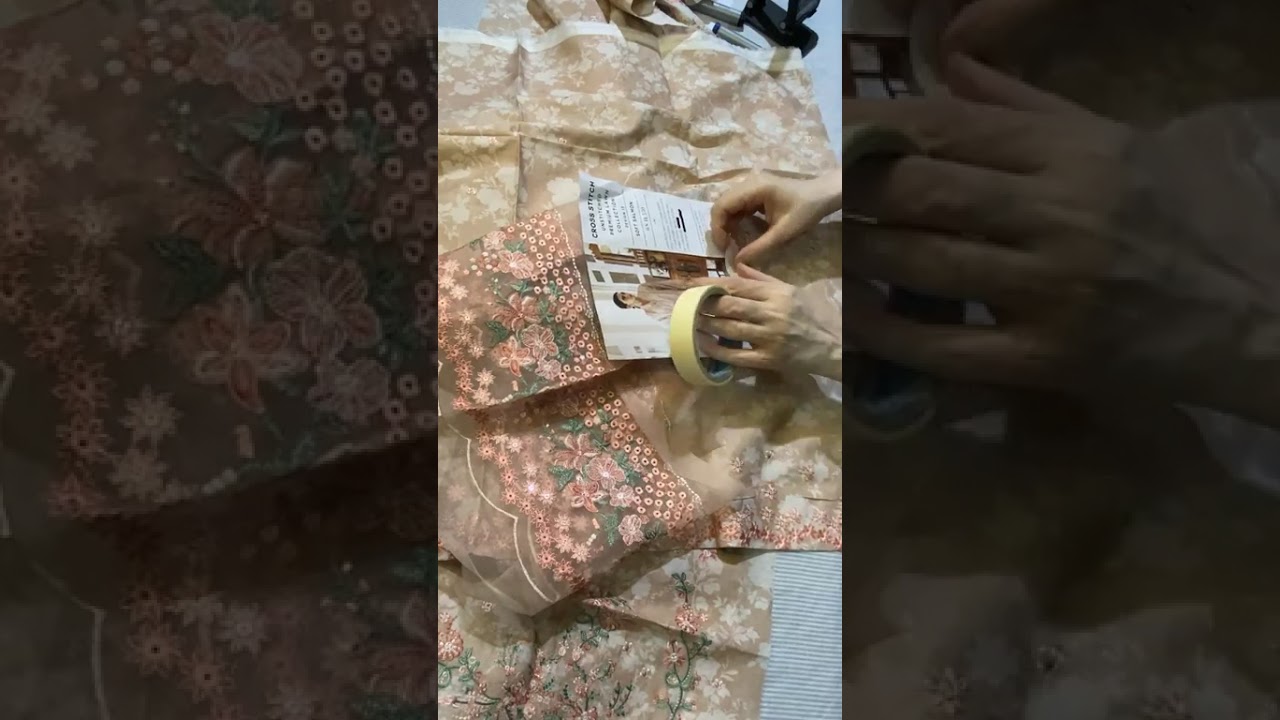 Elan Cross Stitch Zaha  Afrozeh Alkaram 03141810217#fashion #embroidery #youtubeviralvideo