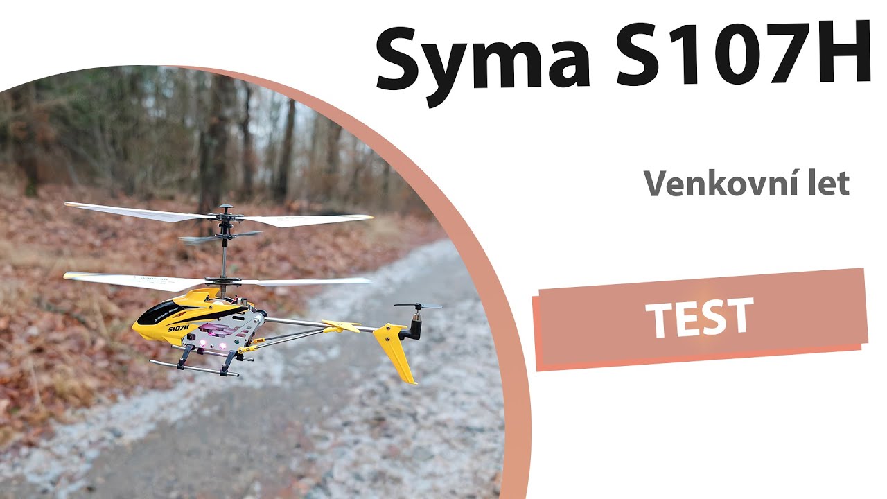 Syma S107H venkovní let