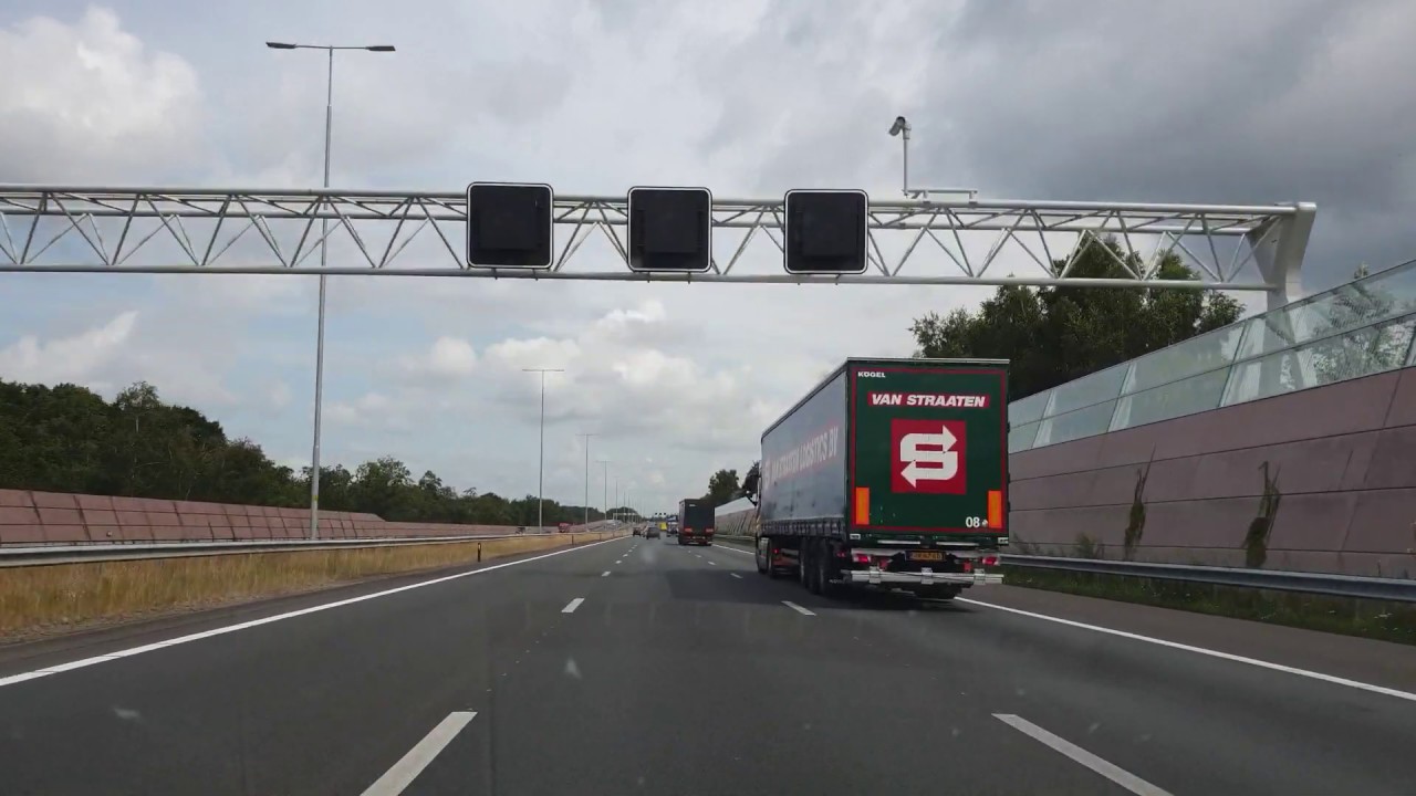 Dashcam Beelden Utrecht: A2 Toerit Centrum 》A12 Knooppunt Oudenrijn Lunetten 》Knooppunt Eemnes.