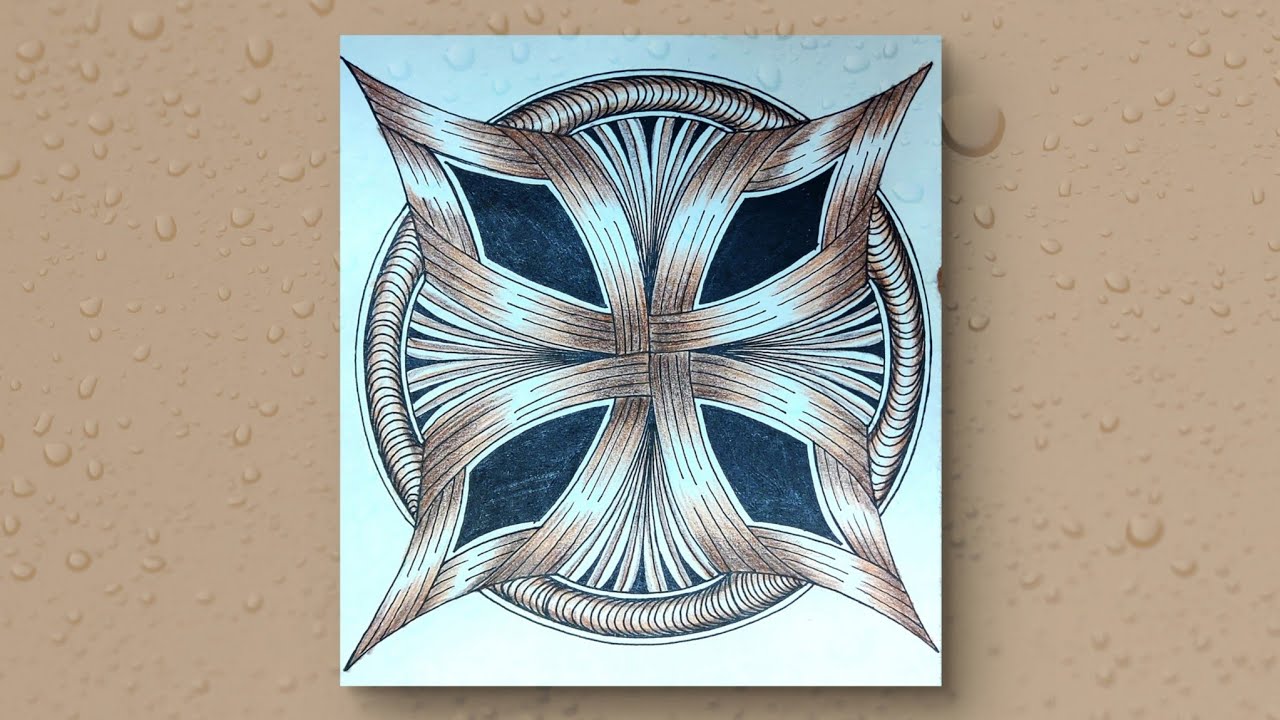 Pattern 787|Zentangle art|Zendoodle art|Floral art|learn to draw|Easy art|Art tutorial|freehand art