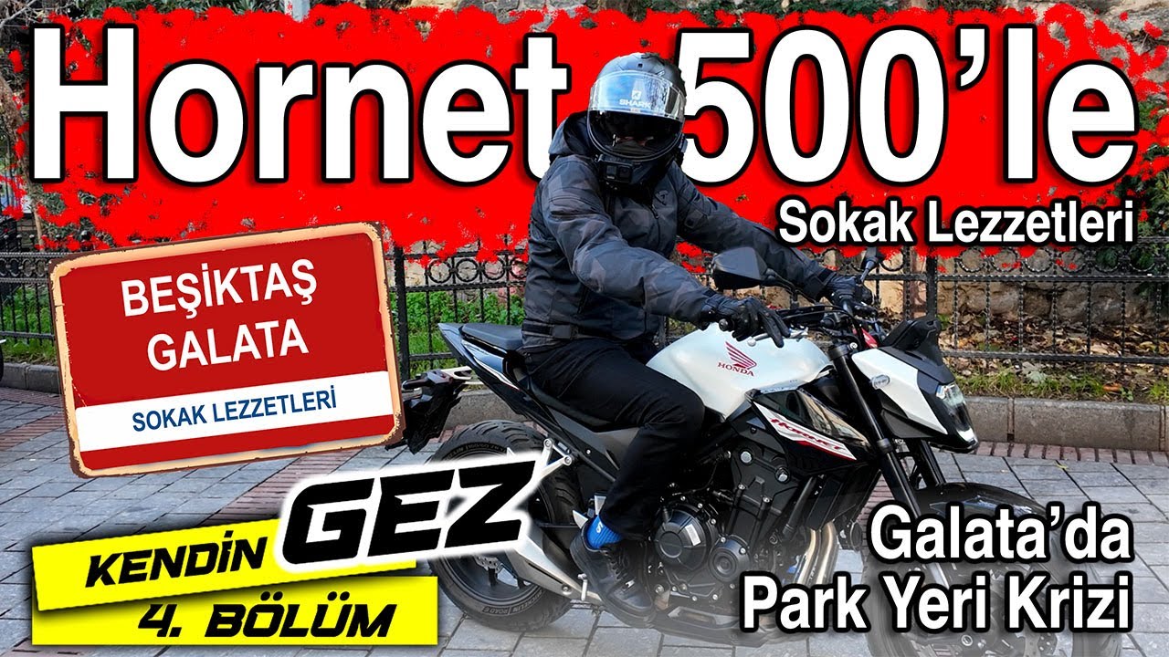 Honda Hornet 500 ile İstanbul Sokak Lezzetleri - Meşhur Beşiktaş Köftecisi - Galata Viyana Kahvesi