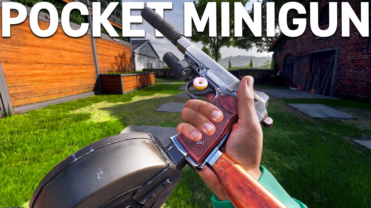 the NO RECOIL Automatic Pistol is crazy..