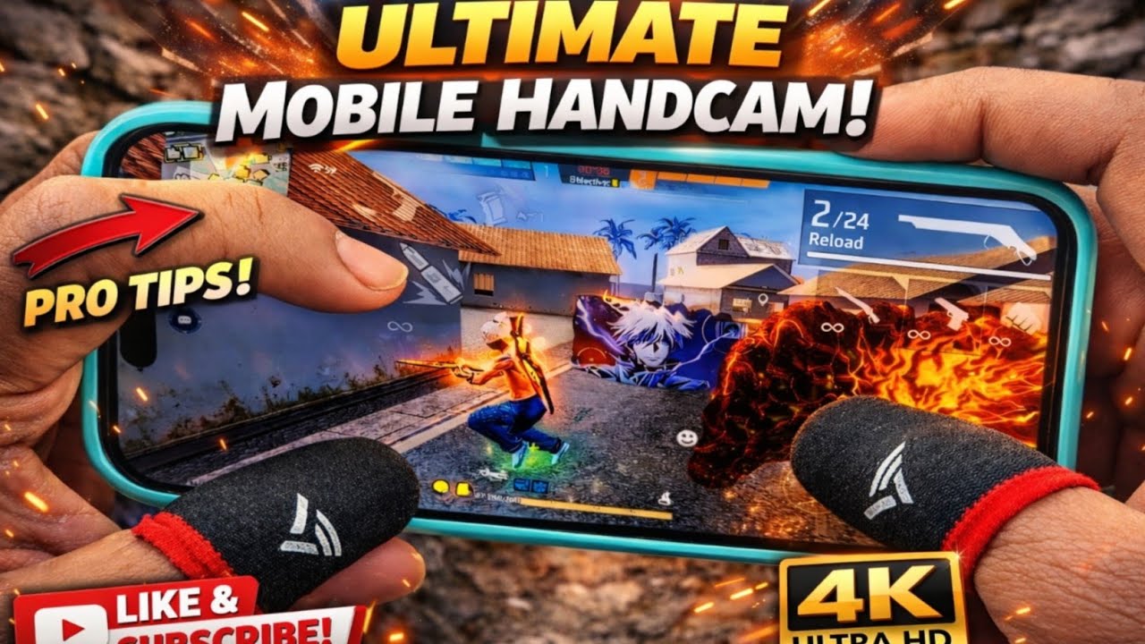 POCO F7 MOBILE HANDCAME GAMEPLAY 3 FINGER MOBILE HANDCAME FREE FIRE 🔥🔥