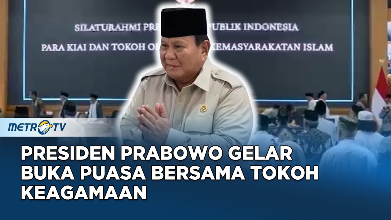 Presiden Prabowo Berbuka Puasa Bersama Tokoh dan Pimpinan Ormas Islam di Istana Merdeka