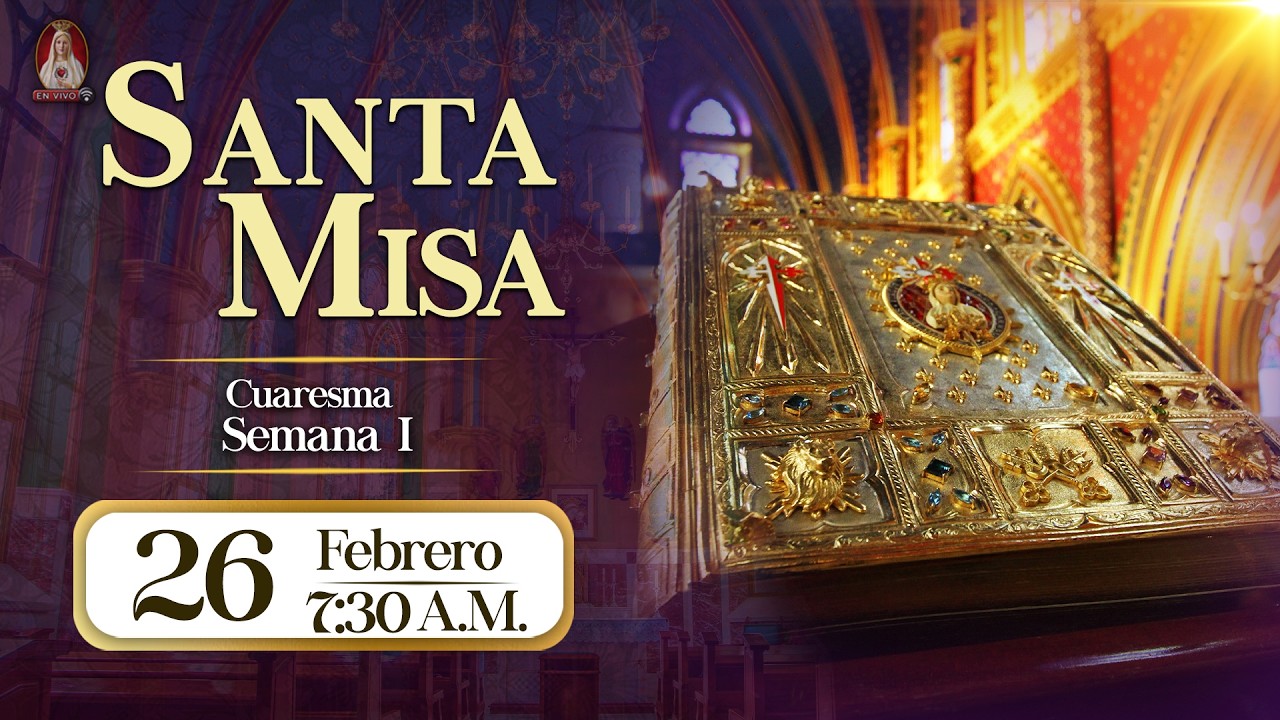 Santa Misa en Caballeros de la Virgen, 01 de marzo de 2026⚜️ 11:30 a.m