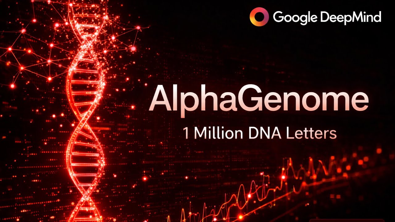 AlphaGenome: DeepMind's AI That Reads 1 Million DNA Letters at Once
