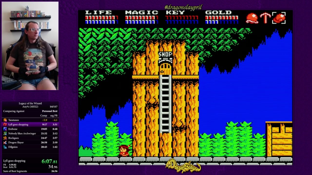 Speedrun of Legacy of the Wizard/Dragon Slayer IV (MSX2) - any% in 27:13.266