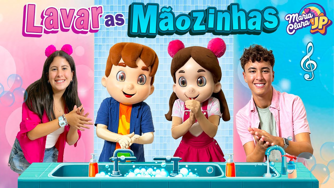 Lavar as M&atilde;ozinhas ♫ M&uacute;sica Maria Clara e JP