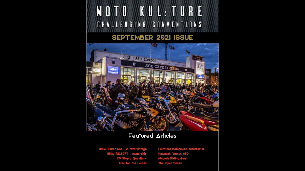 Moto-Kulture magazine - Sept2021 Intro Video