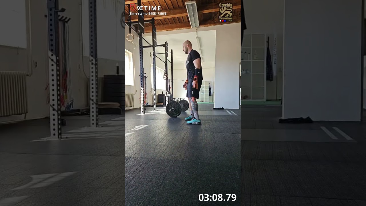 kvalifikační WOD 25.1 A+B, CZTD, Jan Heininger , Intermediate kategorie, team ChestToBarShitmasters