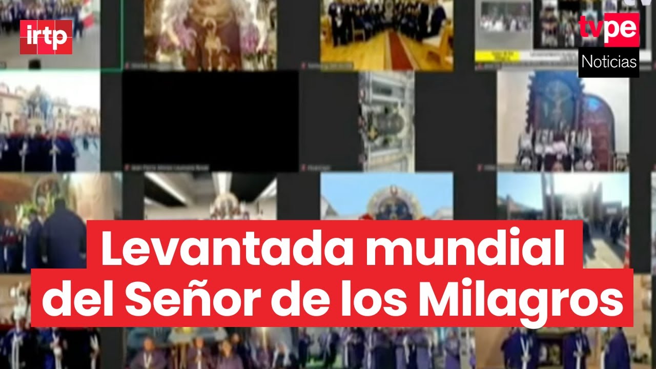 Así se vive la primera levantada mundial del Señor de los Milagros