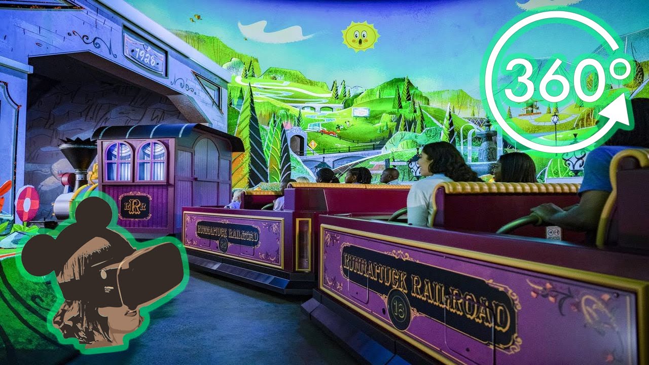 360º Ride on Mickey & Minnie's Runaway Railway at Disney's Hollywood Studios