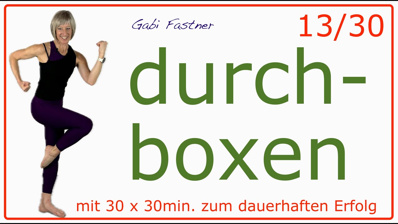 13/30 🍓30 min. durchboxen beim Box-Fitness | effektives Cardio-Workout ohne Geräte, im Stehen