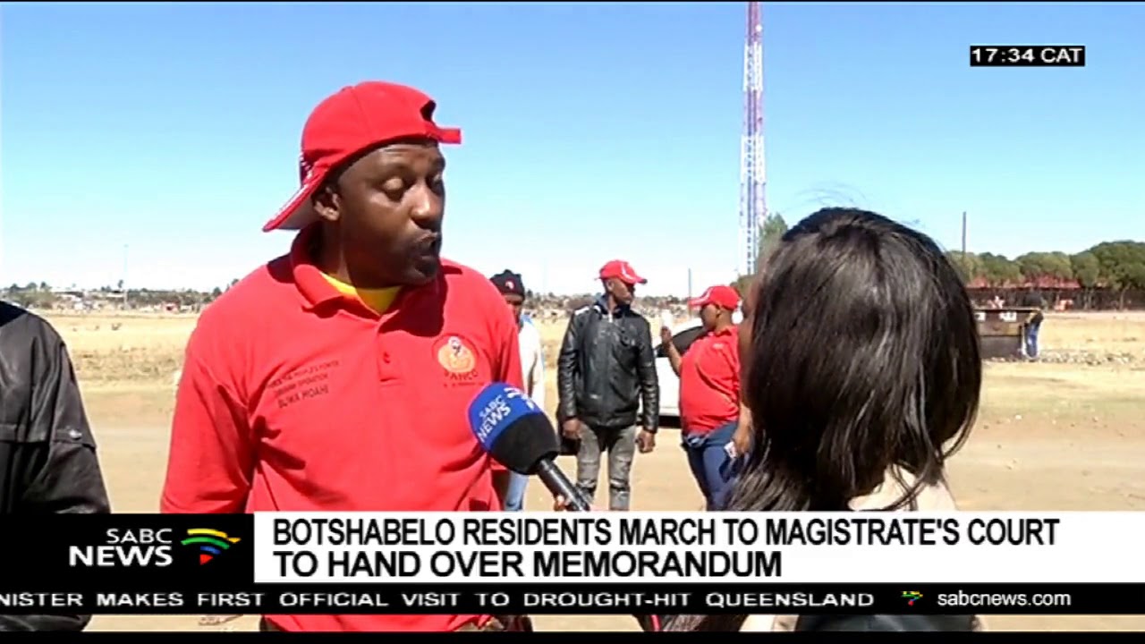 Botshabelo residents march over murders of two senior citizens