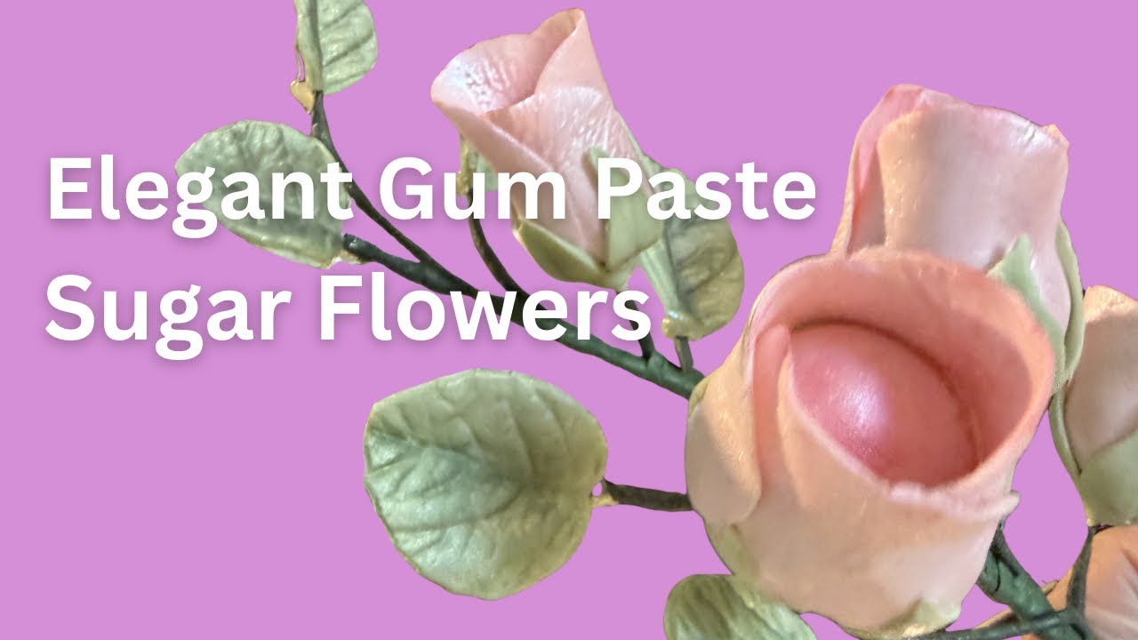 How to Make an Elegant Sugar Rose (Part 1) | Cake Decorating Tutorial