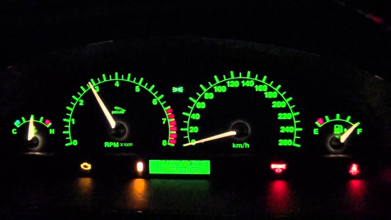 Jaguar S-TYPE V8 4.2 engine default signal with 82% E85 rev limiter