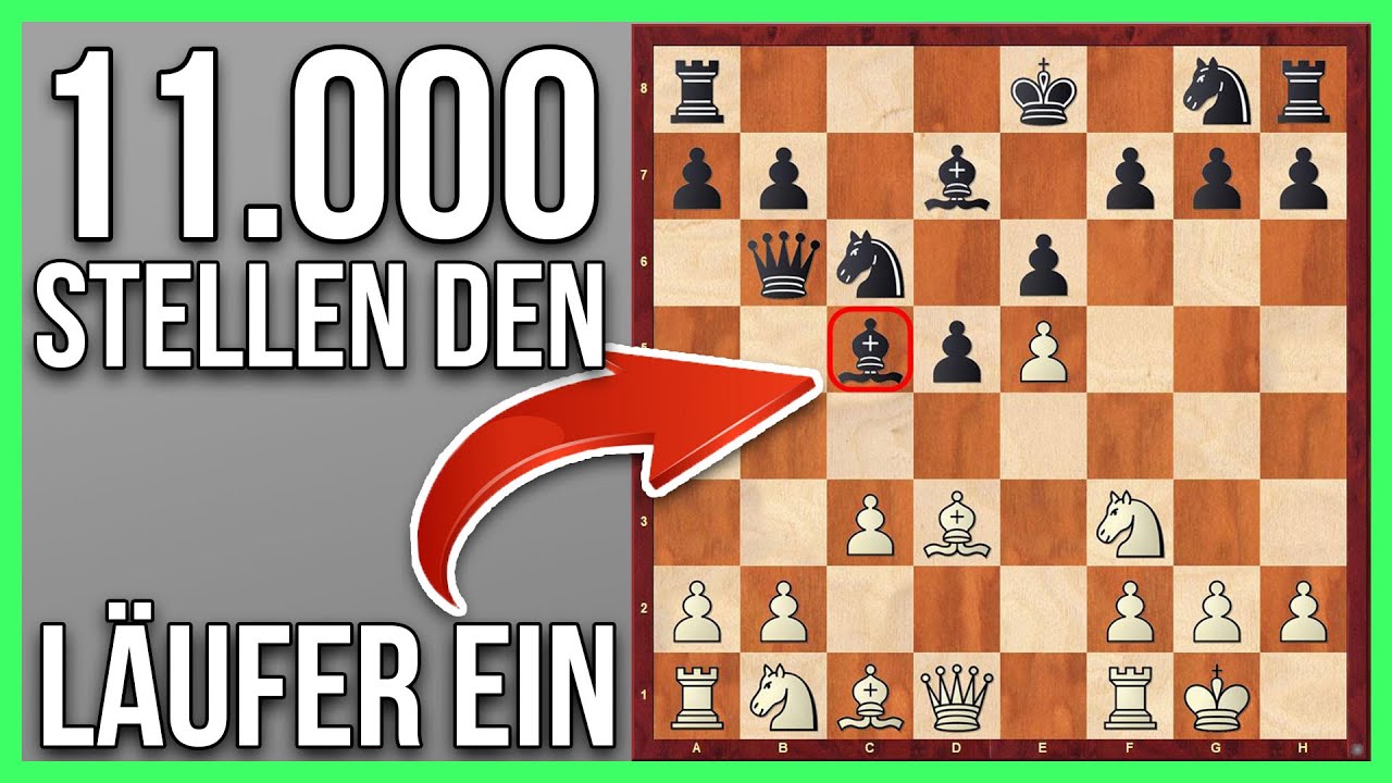 11.000 Spieler stellen DIESEN Läufer ein || Eröffnungsfalle in der Französischen Verteidigung
