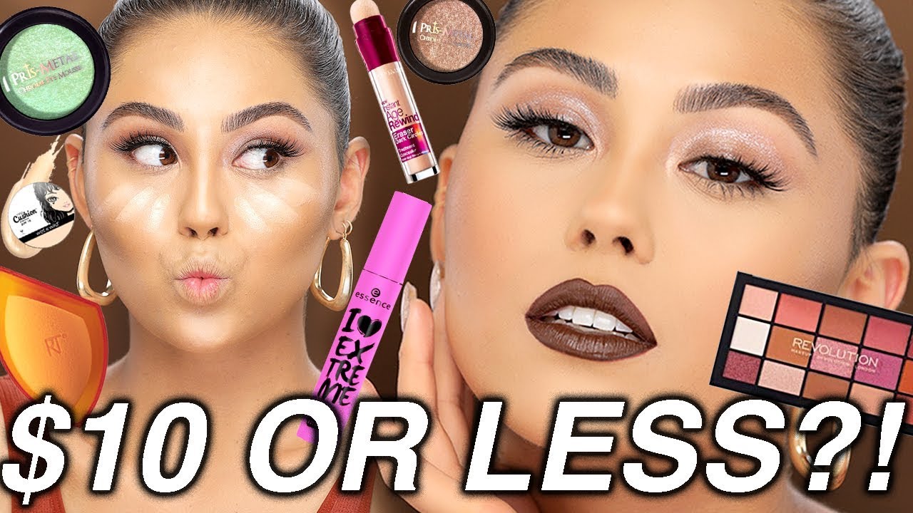 FULL FACE OF MAKEUP UNDER $10 | Roxette Arisa